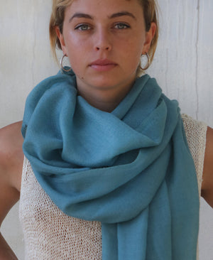 Cerulean Blue Shawl