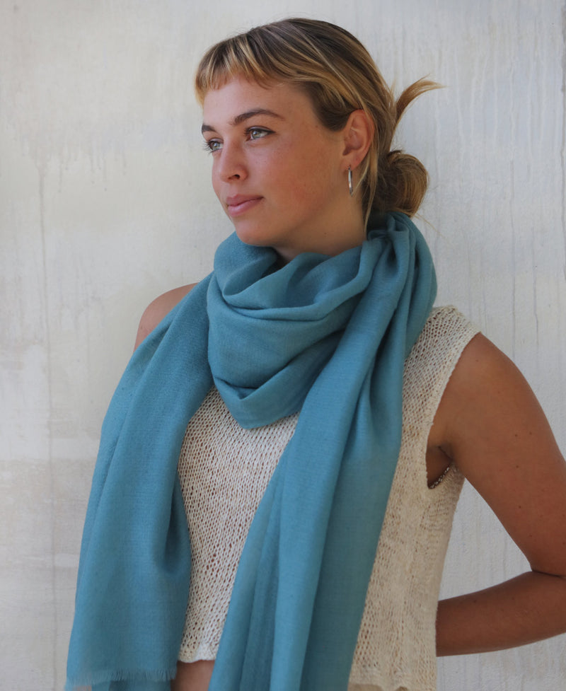 Cerulean Blue Shawl