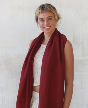 Maroon Shawl