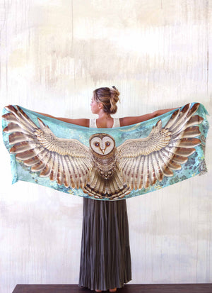 New Moon Owl Scarf