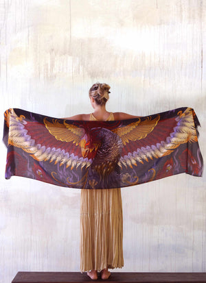 Phoenix Bird Scarf