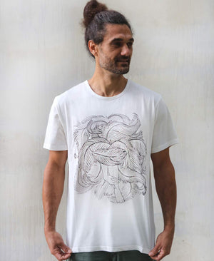 Plume White Men's Tee Shirt