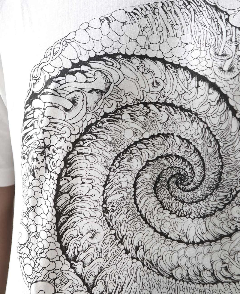 Spiral White Men's Tee Shirt