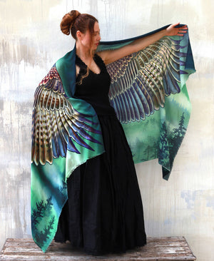 Eagles Wings Pines Shawl
