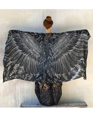Black Wings Shawl