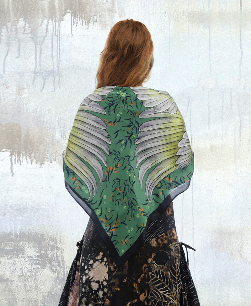 White Cockatoo Scarf
