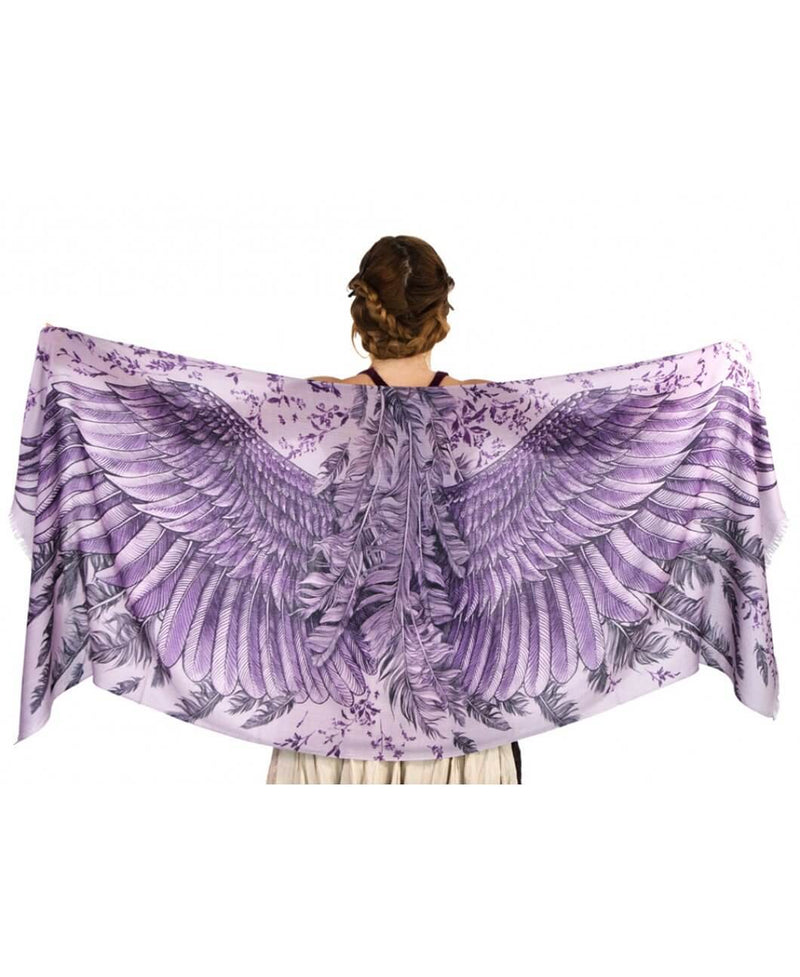 Purple Wings Shawl
